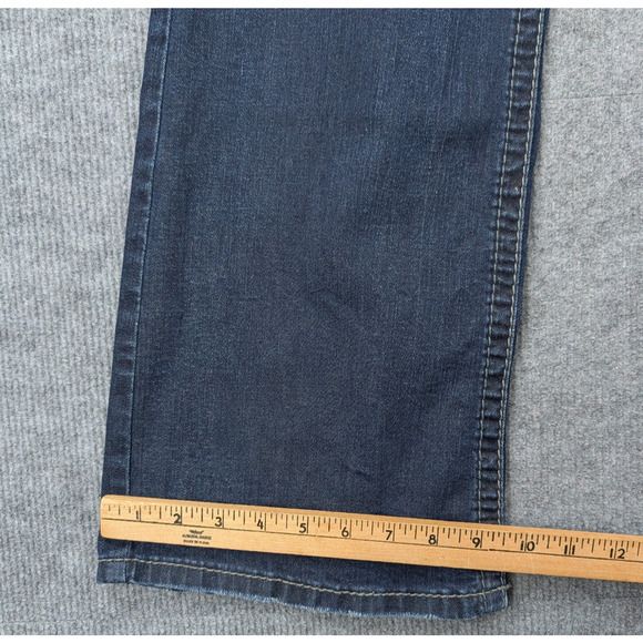 Silver Suki Mid Rise Boot Jeans Womens 16 Western 33" Length Embroidered Western - Picture 7 of 11